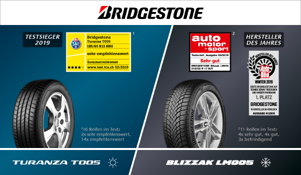 Bridgestone Turanza & Blizzak